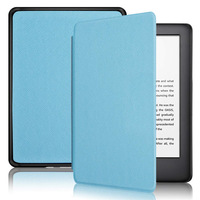 Étui simple en cuir PU pour liseuse Kindle 6 pouces/6,8 pouces/7 pouces avec fonction veille automatique et fermeture magnétique intelligente, coque arrière pour PC
