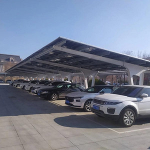 HDG Carbon thép năng lượng mặt trời carport với bảng điều khiển năng lượng mặt trời và EV sạc năng lượng mặt trời bóng râm bãi đậu xe cấu trúc tiết kiệm tiền carport năng lượng mặt trời hệ thống - Product Image 2