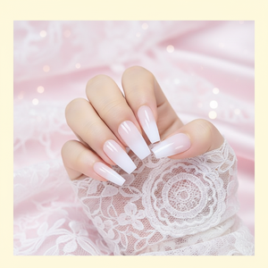 <span class=keywords><strong>Faux</strong></span> <span class=keywords><strong>ongles</strong></span> épais effet ombré, forme cercueil, couvrance totale, 280 pièces/boîte, dégradé, avec <span class=keywords><strong>colle</strong></span> pour application sur les doigts, qualité acrylique professionnelle - Product Image 1