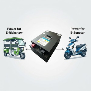 Pack de batteries lithium-ion phosphate haute capacité QR Energy 64V 46.5Ah pour voiture, scooter et vélo électrique - Product Image 5