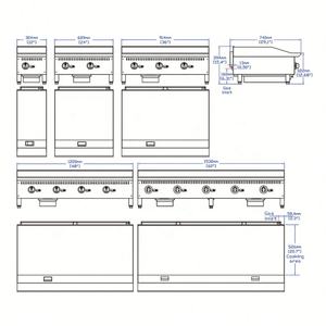 Catering Equipment Stainless Steel <b>Gas</b> Grill <b>Griddle</b> Commercial <b>Griddle</b> Machine - Product Image 5