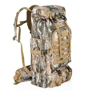 72 Hours Super Large Capacity Camouflage Bino Pack Travel Climbing Hiking Tactical Backpack