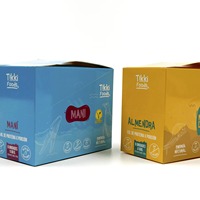 Nouveau matériel prix d'usine personnalisé blanc carton papier cadeau emballage emballage PDQ affichage boîte de papier avec emballage alimentaire