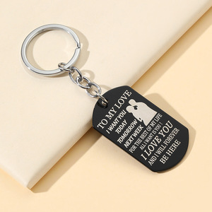 Nouveauté : Cadeaux Fête des Pères et Fête des Mères – Vente en Gros de Porte-clés Personnalisés en Alliage de Zinc Durable, Étiquette MY DAD - Product Image 6