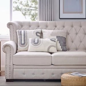 Böhmisch inspiriertes umwelt freundliches Kissen mit wasch barem Sofa kissen mit Quasten rückenlehne für das Wohnzimmer im Hotel - Product Image 1