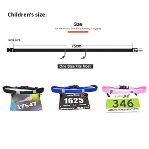 Cinturón de competición con logotipo personalizado para eventos de maratón de carrera de Triatlón de matrícula personalizada - Product Image 2