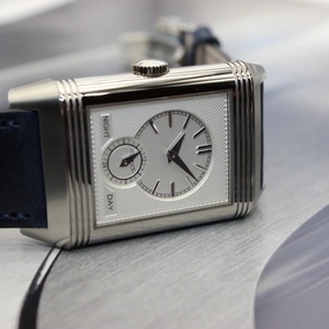 Montre mécanique de luxe pour homme de qualité supérieure, carrée, réversible, à double cadran, avec fuseaux horaires inversés, design inversé, avec bracelet en cuir - Product Image 5