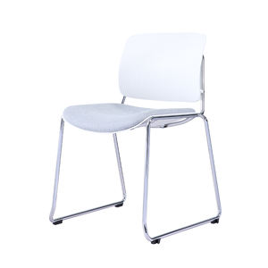 Chaise d'invité empilable moderne et durable en plastique, sans accoudoirs, pour la maison, le bureau et l'usage commercial – Offre Spéciale - Product Image 1