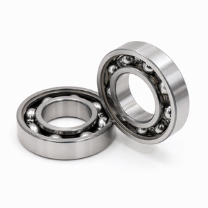Roulement à billes ouvert en acier inoxydable martensitique 420 S6004, 20x42x12mm, résistant à la corrosion, pour arbre de moteur électrique et convoyeur - Product Image 1