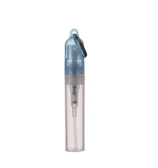 Mini bottiglia di profumo personalizzata OEM da 2ml con portachiavi, set da viaggio per profumo tascabile