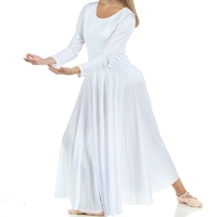 Robe de danse de louange pour femmes Costume d'église Robe de danse liturgique
