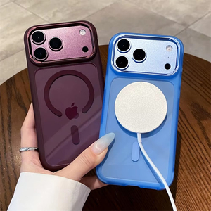 เคสใสแม่เหล็กสำหรับชาร์จไร้สาย iPhone 18 17 16 15 14 Pro Max  วัสดุอะคริลิกใสแบบไฮบริด พร้อมขอบกันกระแทก PC - Product Image 6
