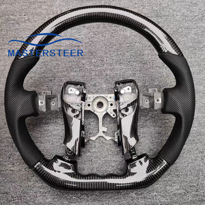 Volant en fibre de carbone Alcantara à fond plat personnalisé pour <span class=keywords><strong>Toyota</strong></span> <span class=keywords><strong>Supra</strong></span> Mk5 - Product Image 2