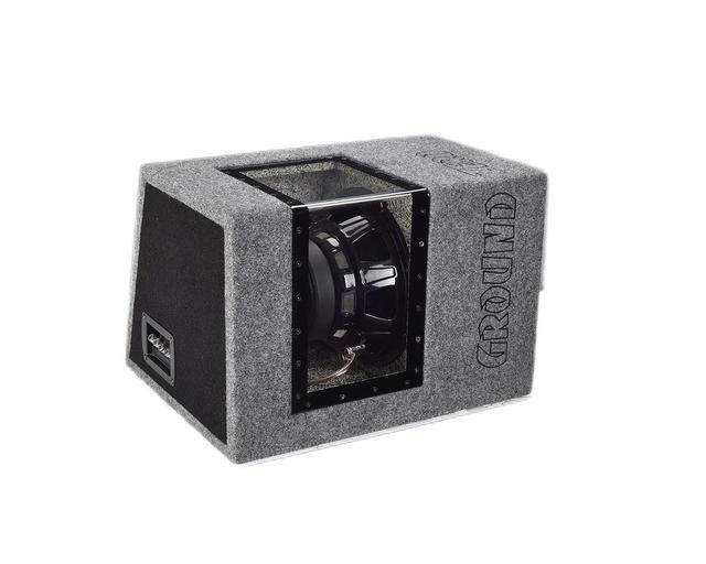 OEM 10-Inch Vented Passive Subwoofer Enclosure with Wooden Cabinet DC 12V Voltage