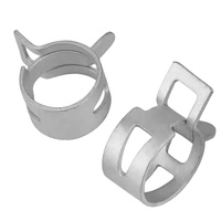 Pince à ressort en acier inoxydable de haute qualité 10-45mm pour la fixation de tuyau d'eau d'air de tuyau de voiture.