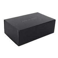 Boîte en carton pliable magnétique personnalisée pour chaussures, texture crocodile, emballage jetable écologique pour chaussettes et fourrure