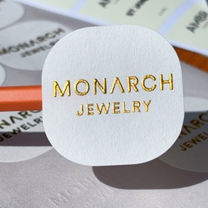 Adesivi per Profumi Personalizzati Irregolari, Adesivi con Logo Personalizzato, Etichette per Imballaggio Personalizzate, Adesivi Bianchi Personalizzati - Product Image 1