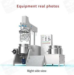 300L - Small production skin care product liquid soap machine mixing homogenizing emulsifier