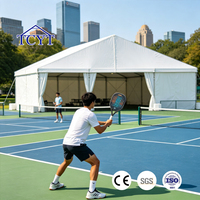 Carpa Modular Transparente para Pickleball, Instalaciones Deportivas Multiusos - Duradera, Resistente a los Rayos UV