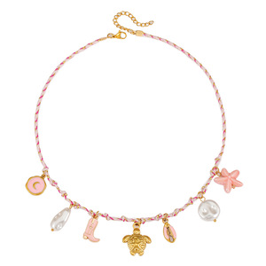 Collier en acier inoxydable inaltérable, style bohème, avec breloque plage, pour femme, idéal pour l'été – Meilleures ventes - Product Image 6