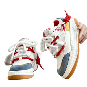 <span class=keywords><strong>Zapatillas</strong></span> de diseñador CURB: Calzado casual de moda con suela gruesa y cordones, estilo panal. - Product Image 1