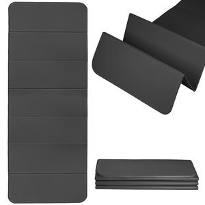 Cao Cấp Thân Thiện Với Môi Công Nghệ Cao Vải + Poe 8-Gấp Yoga Mat Biểu Tượng Tùy Chỉnh Non-Slip Dễ Dàng Lưu Trữ Gấp Yoga Mat - Product Image 3