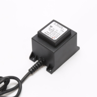 Transformateur d'isolement de puissance de type EI, adaptateur secteur AC 12V 24V, indice d'étanchéité IP68, interface de bureau pour éclairage de jardin et portail