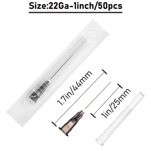 Agujas Desechables de 16G, 18G, 20G, 22G, 25G, 30G - No Tóxicas, Uso Veterinario, Diseño de Bajo <span class=keywords><strong>Espacio</strong></span> <span class=keywords><strong>Muerto</strong></span> - Product Image 3