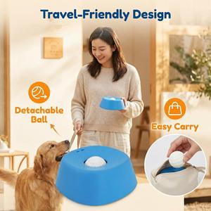 Tazón de Alimentación Lenta para Perros y Gatos, Tazón de Comida de Forma Esférica Antiasfixia, Tazón de Alimentación para Lamer - Product Image 6