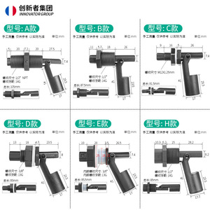 สวิตช์วัดระดับของเหลวแบบ Duckbill ของ Innovator Group ทำจากสแตนเลส ขนาด M10 M12 M16 - Product Image 3