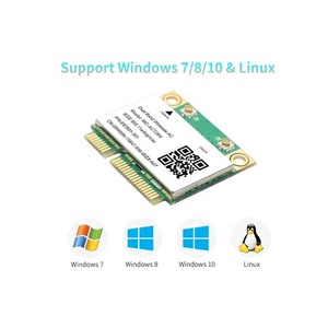 5 1200Mbps Blue-tooth 4.2 Demi Mini PCI-E Carte Wifi Sans Fil Intel 7265 802.11ac 2.4G <span class=keywords><strong>5Ghz</strong></span> Pour Ordinateur Portable Que 7260HMW MC-AC7265 - Product Image 3