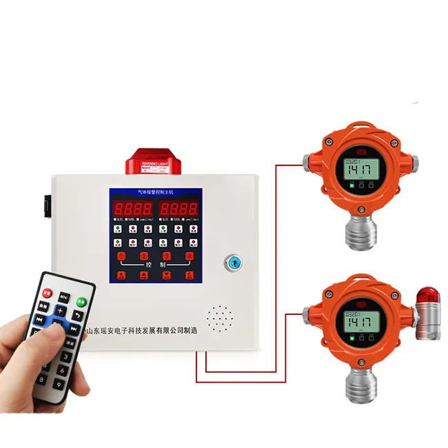 Controller di allarme gas multicanale, allarme gas LEL, utilizzato per officine di fabbrica