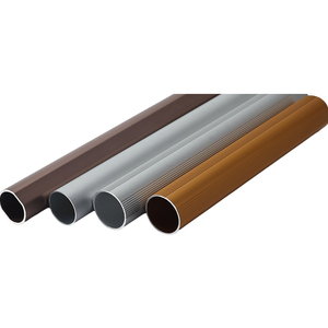 Tuyau en <span class=keywords><strong>aluminium</strong></span> extrudé de série 6000, profilés 6061 6063 T5 T6, anodisés argentés, usinage CNC, soudage, pliage, <span class=keywords><strong>découpe</strong></span> - Product Image 1