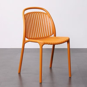 เก้าอี้พลาสติก PP ซ้อนได้สำหรับรับประทานอาหารกลางแจ้งดีไซน์ใหม่เก้าอี้รับประทานอาหาร - Product Image 5