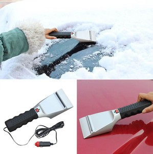 Tự động xe kính chắn gió gạt nước Cửa Sổ Mùa Đông công cụ làm nóng Frost trượt tuyết xẻng di động sưởi ấm Remover điện sưởi ấm Ice scraper - Product Image 3