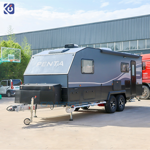 <span class=keywords><strong>Caravane</strong></span> de voyage moderne CAMPTRL avec armoires de style européen, tiroirs à fermeture douce, éclairage LED pour un camping contemporain - Product Image 1