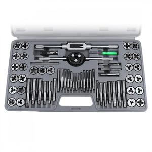 Juego de herramientas profesionales para roscar y roscar, juego de herramientas para roscar, roscar, cortar y roscar, 60 uds. - Product Image 4