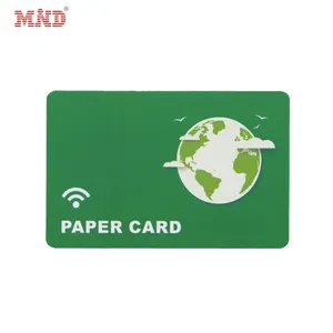 Venda quente cartão de papel NFC com chip ultraleve para bilhetes ultrafinos de RFID