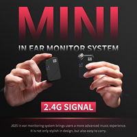 Sistema de Monitoreo Inalámbrico In-Ear XTUGA 2.4G Sistema de Monitorización IEM con Transmisor Receptor de Petaca para Estudio y Directo para Grabación en Escenario