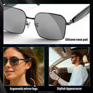 Lunettes intelligentes <span class=keywords><strong>Halliday</strong></span> avec protection UV, lunettes de sécurité Bluetooth OEM, monture de lunettes de créateur avec Bluetooth sans fil - Product Image 3