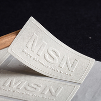 Logo personnalisé en relief 3D texturé autocollants bosse bijoux parfum étiquette autocollants