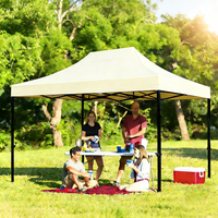 Tente d'exposition pliable portable personnalisée OEM, double couche, imperméable, en tissu Oxford, pour publicité extérieure et événements commerciaux