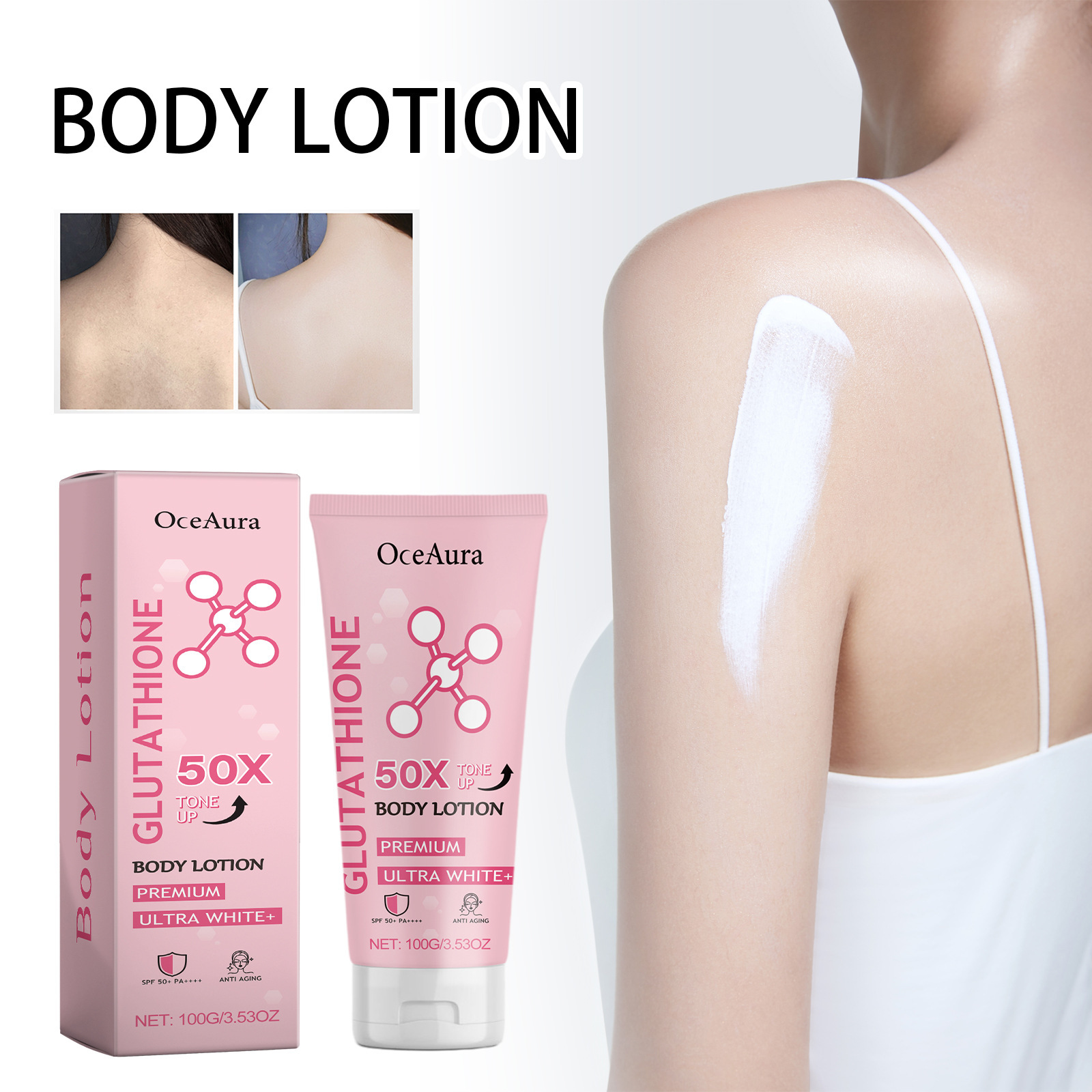 OceAura Glutathione Body Lotion