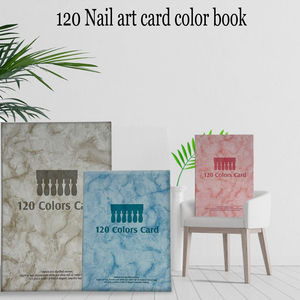 Livre d'échantillons magnétique pour vernis à ongles, nuancier de couleurs de vernis gel amovible intégré, vente en gros pour salons de manucure - Product Image 1