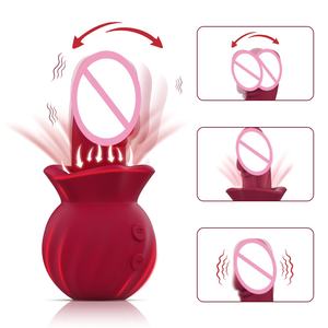 Vibrateur vaginal en silicone à succion, stimulation intense du point G, masturbateur, vibrateur à 10 fréquences pour les jouets sexuels féminins - Product Image 4
