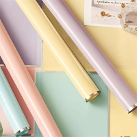 Film en feuille d'argent, papier d'emballage pour fleurs fraîches, couleur unie, papier mat imperméable, matériau d'emballage pour fleurs artisanales