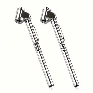 Manomètre de pression des pneus de camion et de voiture robuste avec logo personnalisé, connecteur de gonflage, pompe à air pour vélo et moto - Kit d'outils promotionnels - Product Image 1