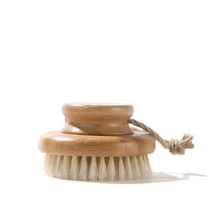 Pennello per il corpo asciutto naturale esfoliante <span class=keywords><strong>spazzola</strong></span> per la pelle secca <span class=keywords><strong>con</strong></span> setola naturale e <span class=keywords><strong>spazzola</strong></span> per rimuovere la <span class=keywords><strong>Cellulite</strong></span> - Product Image 2