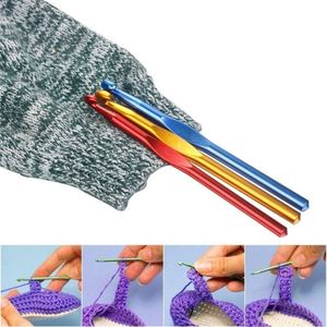 <span class=keywords><strong>Crochet</strong></span> en aluminium pour tricot, fil <span class=keywords><strong>de</strong></span> coton doux, 1 pièce - Offre Spéciale - Product Image 4