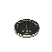 LIR3032 Batería de botón de iones de litio recargable 3,6 V 120mAh Célula de moneda de iones de litio Akku
